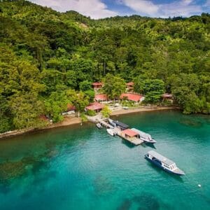 Scuba diving resort of North Sulawesi