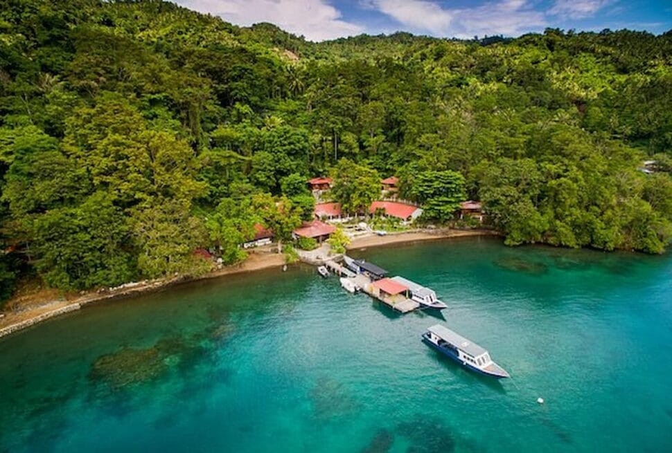 Scuba diving resort of North Sulawesi