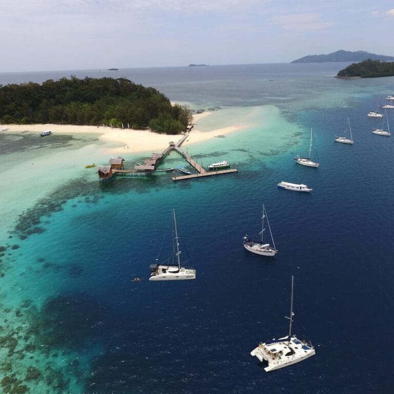 Beautiful island of Gorontalo in Sulawesi, Indonesia